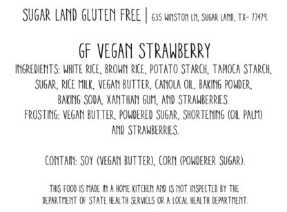 gluten free vegan strawberries cake