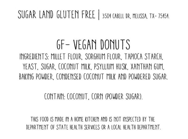 Gluten Free Glased Donut