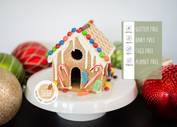 Gluten free gingerbread house.