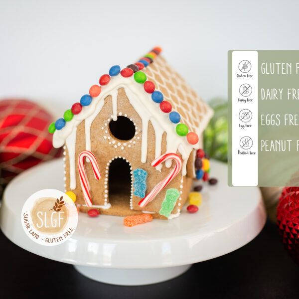 Gluten free gingerbread house.