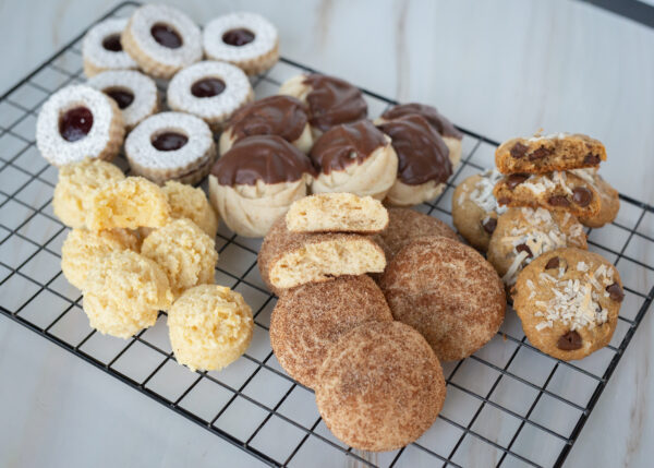 Gluten free and dairy free mixed cookies