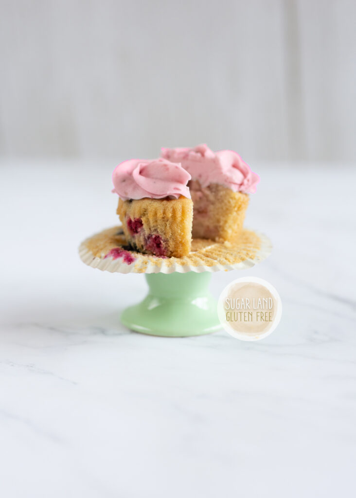 Glutenfree strawberrie cake cupcakes