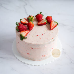 Gluten free strawberries cake